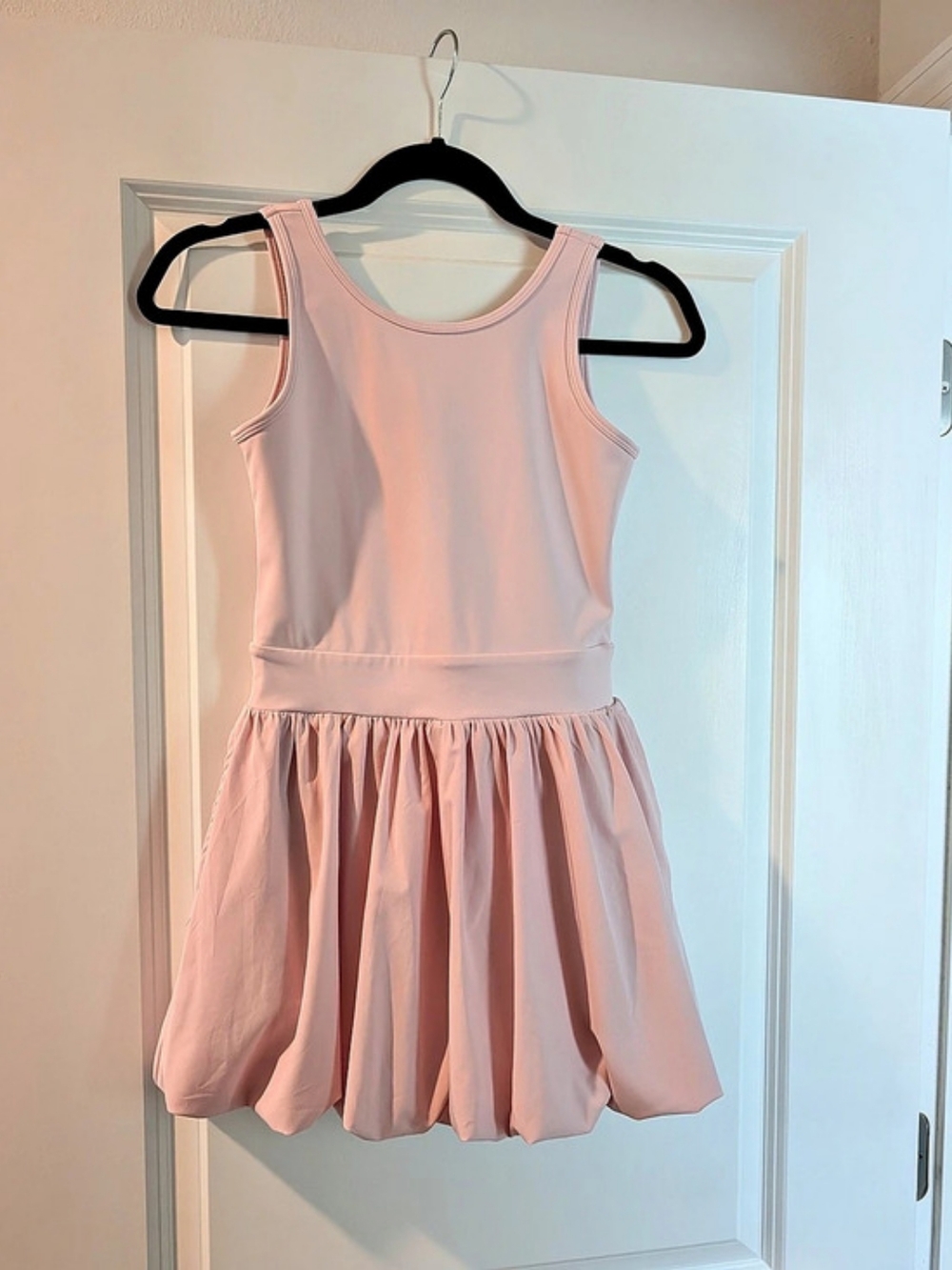 Abercrombie Kids YPB Bubble Hem Mini Dress Pink Girls 11/12